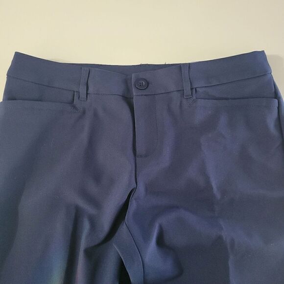 Christopher & Banks Navy Modern Fit Straight Leg Petite Trouser - Picture 8 of 14